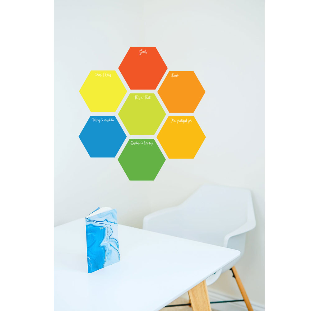 Dry Erase: Huge Whiteboard Removable Wall Decal 